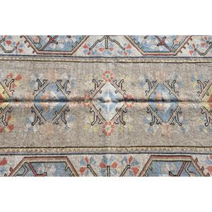 Alfombra de 5.1x7.8 pies, Alfombra Turca Vintage, Alfombra de Lana Azul - Product Image 4