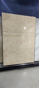 Baldosas de porcelana pulida Superficie brillante Ladrillo refractario moderno 800x1600mm para Hotel Showroom Villa Paredes interiores Made India - Product Image 2