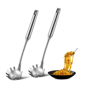 Cuchara de fideos de cubiertos de acero inoxidable de diseño real de calidad antigua para accesorios de hotel y boda superventas - Product Image 3