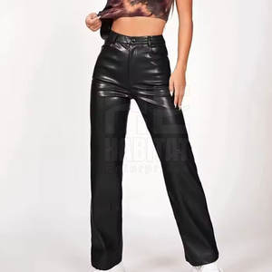 กางเกงหนังแฟชั่นสำหรับผู้หญิง วัสดุทนทาน สวมใส่สบาย เหมาะสำหรับทุกฤดูกาลและทุกโอกาส - Product Image 4