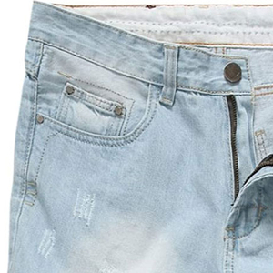 กางเกงขาสั้นผ้ายีนส์กางเกงขาสั้นผ้ายีนส์2025แข็งแบบลำลองสำหรับผู้ใหญ่ผู้ชาย - Product Image 4