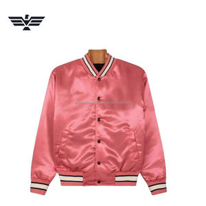 Veste bomber classique en satin d'hiver pour homme, veste de baseball brillante, vêtement d'extérieur décontracté, coupe ample - Product Image 3