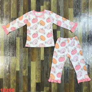 Thanksgiving RTS vente en gros vêtements pour bébés pyjamas doux pour garçons et filles 0-16 <span class=keywords><strong>ans</strong></span> tissu de soie de lait pour l'automne - Product Image 2