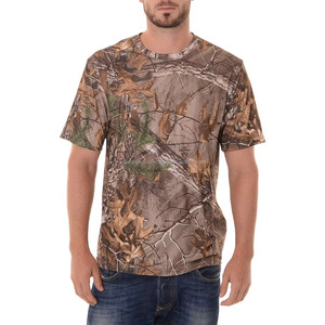 เสื้อยืดลายพรางสำหรับผู้ชาย ขายส่ง ผลิตตามสั่ง ขายดีที่สุด คุณภาพพรีเมียม คอกลม แขนสั้น สีพื้น - Product Image 2