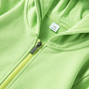 <b>Men's</b> Regular Sleeve Hoodies & Sweatshirts Costom logo <b>Men's</b> Looped <b>Cardigan</b> Hooded <b>Zipper</b> Hoodie - Product Image 4