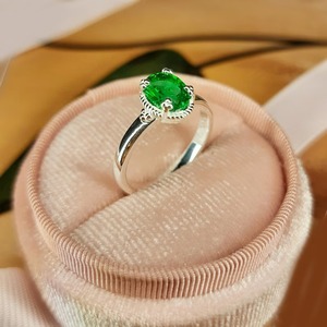 Handmade Vintage 925 Sterling Silver Lab Stone Emerald Cut Bezel Setting Gold Plated Engagement <b>Ring</b> for Women <b>Indian</b> Weddings - Product Image 3