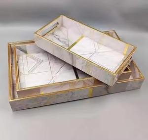 Printed Wooden <b>Enamel</b> Serving <b>Trays</b> for Weddings and Decorative - Product Image 2