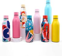 Thermos de luxe en acier inoxydable de 550 ml, isotherme 24h froid, 12h chaud, à petite ouverture, portable, pour sport, type French Press