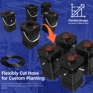 Sunplus DIY 5 galloni ad alta pressione aeroponica impianto <span class=keywords><strong>Cloner</strong></span> Kit secchio con 8 sito aeroponico benna sistema all'ingrosso - Product Image 5