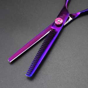 Ciseaux de toilettage pour animaux de compagnie ensemble avec étui en cuir emballage ciseaux en acier inoxydable pour chien outils de nettoyage des poils d'animaux - Product Image 6