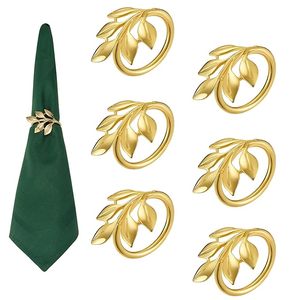 Best Petals Napkin <b>Rings</b> Stylish Napkin <b>Rings</b> Top Selling Customised in Design Fancy High <b>Gold</b> Plated Napkin <b>Ring</b> <b>Set</b> of 6-<b>Gold</b> - Product Image 4