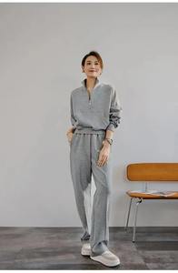 Ensemble survêtement pour femme en spandex/polyester respirant imprimé ample pour le sport, la salle de sport, la course à pied, le jogging - Product Image 5