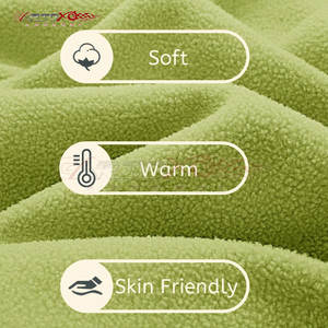 Heavyweight <b>Sherpa</b> Sweatshirt For <b>Men</b> With Plain Color Design And Functional Pockets <b>Sherpa</b> <b>Fleece</b> Sweatshirt - Product Image 6