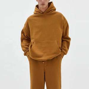 Men's Winter Hooded Sport <b>Jogger</b> Sweat Suit Two Piece <b>Matching</b> Regular Fit 100% Cotton Fleece - Product Image 3