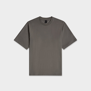 Camisetas personalizadas de algodón de peso pesado de alta calidad, camiseta de hombre lavada con ácido, camiseta de manga corta ajustada regular - Product Image 5