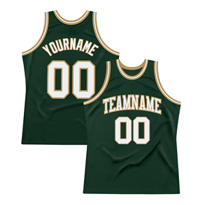 Maillot de basket-ball personnalisé, garniture vert crème, nom personnalisé, numéro, uniforme d'équipe, vêtements de sport respirants - Product Image 5