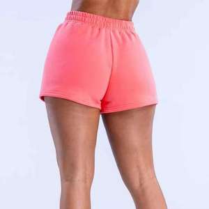 Shorts en molleton de coton de haute qualité pour hommes avec coupe de course 100% coton doux Shorts de détente streetwear d'été - Product Image 3