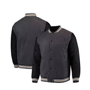 Fabricante OEM, Chaqueta Varsity Personalizada de Manga Larga para Mujer, Chaqueta de Béisbol Corta para Dama, Chaquetas Varsity para Invierno - Product Image 4