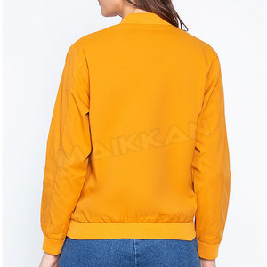 Chaqueta Bomber para Mujer, Estilo Moderno, con Colores Personalizados, Mangas Largas, Transpirable, de Lona Impermeable y Reversible, Ecológica - Product Image 4
