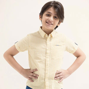 100% algodón Logotipo de impresión personalizado ajustado niños camiseta pantalones cortos para niños y niñas camisa de niño con pantalón corto - Product Image 6