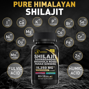 แคปซูลชิลลาจิตเสริมพลังงานสูตรเฉพาะ แคปซูลชิลลาจิตจากเทือกเขาหิมาลัย แคปซูลชิลลาจิตผสมอัศวกันธาและโสม ช่วยเสริมสร้างภูมิคุ้มกัน - Product Image 5