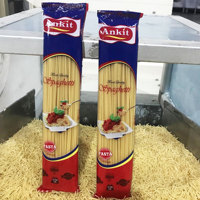Pasta de Espagueti de Trigo Duro Ankit 250g con Etiqueta Personalizable, Baja en Carbohidratos, Certificada Halal, Empacada en Caja/Bolsa, de Egipto