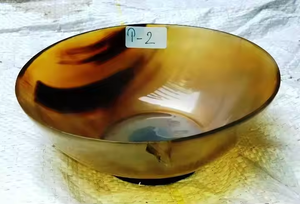 El cuerno más vendido hizo un atractivo cuenco pulido para servir con cuchara para utensilios de cocina de la India Exportado por Crescent Crafts - Product Image 3