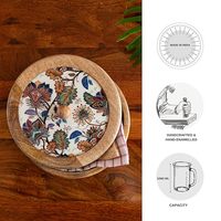 Boîte à Chapati en Bois Faite à la Main de Haute Qualité, Sculptée Décorativement, avec Couvercle Rabattable et Cuillère Incluse – Idéale pour Présenter des Rotis Modernes