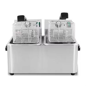 <span class=keywords><strong>Friteuse</strong></span> commerciale à usage intensif sans évacuation, 4L, 2 cuves, <span class=keywords><strong>friteuse</strong></span> à <span class=keywords><strong>double</strong></span> <span class=keywords><strong>cuve</strong></span> à vendre - Product Image 5