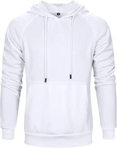 Sweat à capuche unisexe en molleton 100 % coton de haute qualité, imprimé numériquement, pour l'hiver, style streetwear, couleur unie, logo personnalisable - Product Image 1