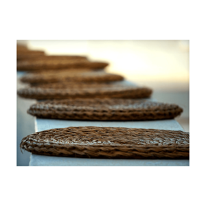 Vente chaude 2025 Vintage Rectangle Forme Conception Seagrass Tapis Tapis Paillasson pour Maison Fabriqué au Vietnam - Product Image 1