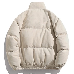 Veste matelassée d'hiver pour hommes avec logo personnalisé de gros Rembourrage chaud en toile pour l'extérieur Veste matelassée pour hommes - Product Image 1