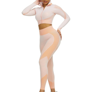 Survêtement de gymnastique léger pour femmes, coupe-vent et respirant à séchage rapide, impression de logo personnalisée pour les entraînements Yoga Casual Wear - Product Image 1