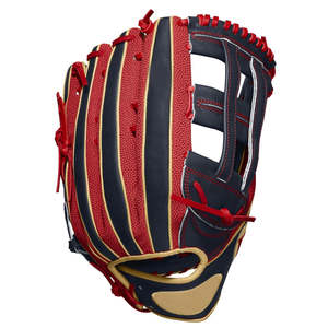 Gant de baseball de luxe en cuir de kip japonais, écologique et durable, couleur et logo personnalisés, pour jeunes, usage quotidien - Product Image 2