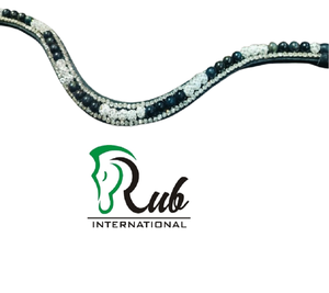 Haute Qualité Confortable Vert Perle En Cuir Brow Band Rub International Personnalisable Taille Logo Équestre Cheval Équipement Meilleur - Product Image 5