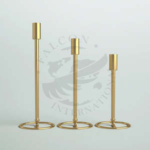 Juego de portavelas de Navidad moderno de aluminio, soporte de luz de té hecho a mano duradero para decoración del hogar - Product Image 4