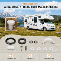 Kit de remplacement de boule de vidage pour toilettes de camping-car JIELIN T4227 – Installation facile et moderne – Garantie 1 an – Remplace