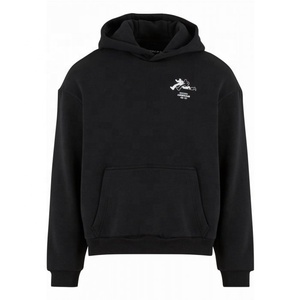 OEM servicio personalizado de gran tamaño pesado de algodón de los hombres de encargo Premium logotipo personalizado Sudadera con capucha al por mayor oferta tendencia 2024 calidad - Product Image 1