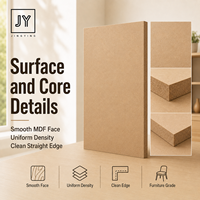 Panneau de base stable en MDF pour meubles de bureau, panneaux arrière d'armoires, pièces de tiroirs et étagères