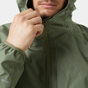 Veste coupe-vent pour homme à la vente chaude pour l'hiver, vêtements décontractés sur mesure avec un nouveau design respirant, couleurs contrastées, logo sur le devant - Product Image 3