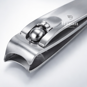 Coupe-ongles professionnel en acier inoxydable de haute qualité, bord incurvé et tranchant, design durable pour la coupe des ongles des doigts, manucure et pédicure - Product Image 2