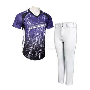 Ropa de práctica Uniforme de softbol de mujer de gran tamaño Uniforme de softbol de diseño personalizado más vendido - Product Image 1