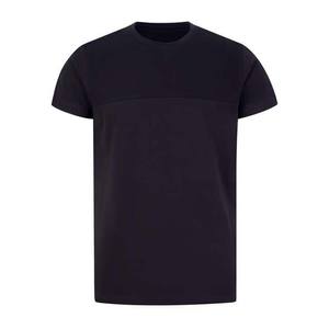 Camiseta negra lisa con cuello redondo, ropa para hombre, camisas de talla grande para hombre, camisetas de algodón transpirables de estilo callejero, camisetas de manga corta para hombre - Product Image 1