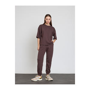 Blusa de algodón de corte holgado con un elemento de moda sencillo - Product Image 5