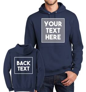 Sudadera con capucha informal para hombre al por mayor cómoda ajuste regular color sólido manga larga 100% algodón invierno liso teñido técnica - Product Image 3