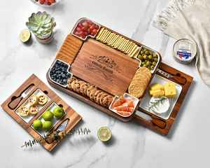 Nouvelle planche à fromage multi-espace et usage parfait pour la maison et le restaurant planche à fromage de service durable en acier inoxydable - Product Image 2