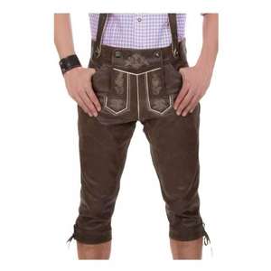 Shemax Trachten shorts pour hommes lederhosen gris ombré OEM personnalisé nouveau bavarois oktoberfest lederhosen - Product Image 2