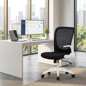 Jackson Black/White Operational Armchair for Office Use - Product Image 2