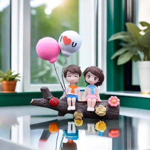 Romantic Figura <b>Car</b> <b>Decoration</b> Elegant Figurine for Vehicle Interior - Product Image 2