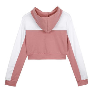 เสื้อฮู้ดดี้แขนสั้นผ้าฝ้าย 100% สำหรับผู้หญิง พิมพ์โลโก้หลากสีตามสั่ง ระบายอากาศได้ดี แห้งเร็ว ออกแบบตำแหน่งโลโก้ได้ตามต้องการ - Product Image 4